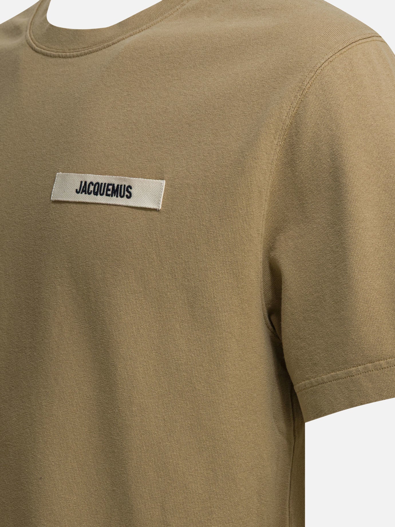 Crewneck t-shirts Logo  Beige - Jacquemus Men | PDP | VIETTI Online Store | Zoom-Modal_4
