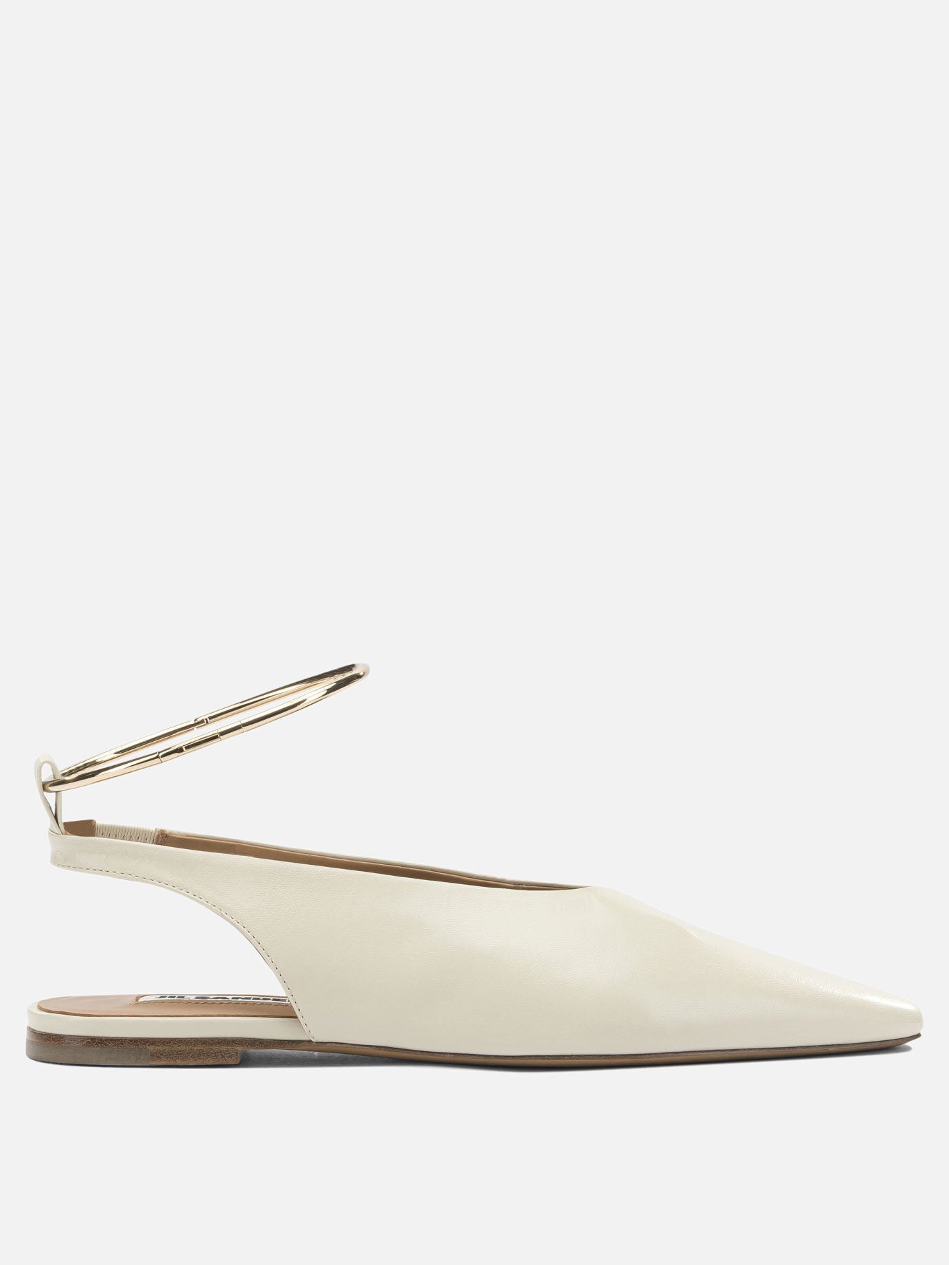 Classic ballet flats 100% goat leather - 100% calf leather  Beige - Jil Sander Women | PDP | VIETTI Online Store | thumbnail