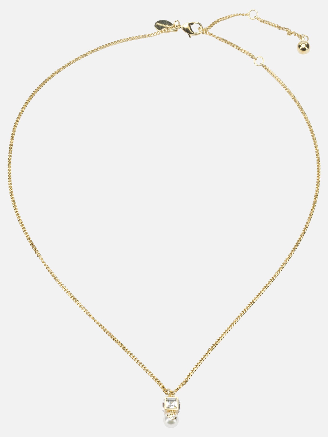 Necklaces 60% brass 20% glass 20% acrylonitrile butadiene styrene  Gold - Jimmy Choo Women | PDP | VIETTI Online Store | thumbnail