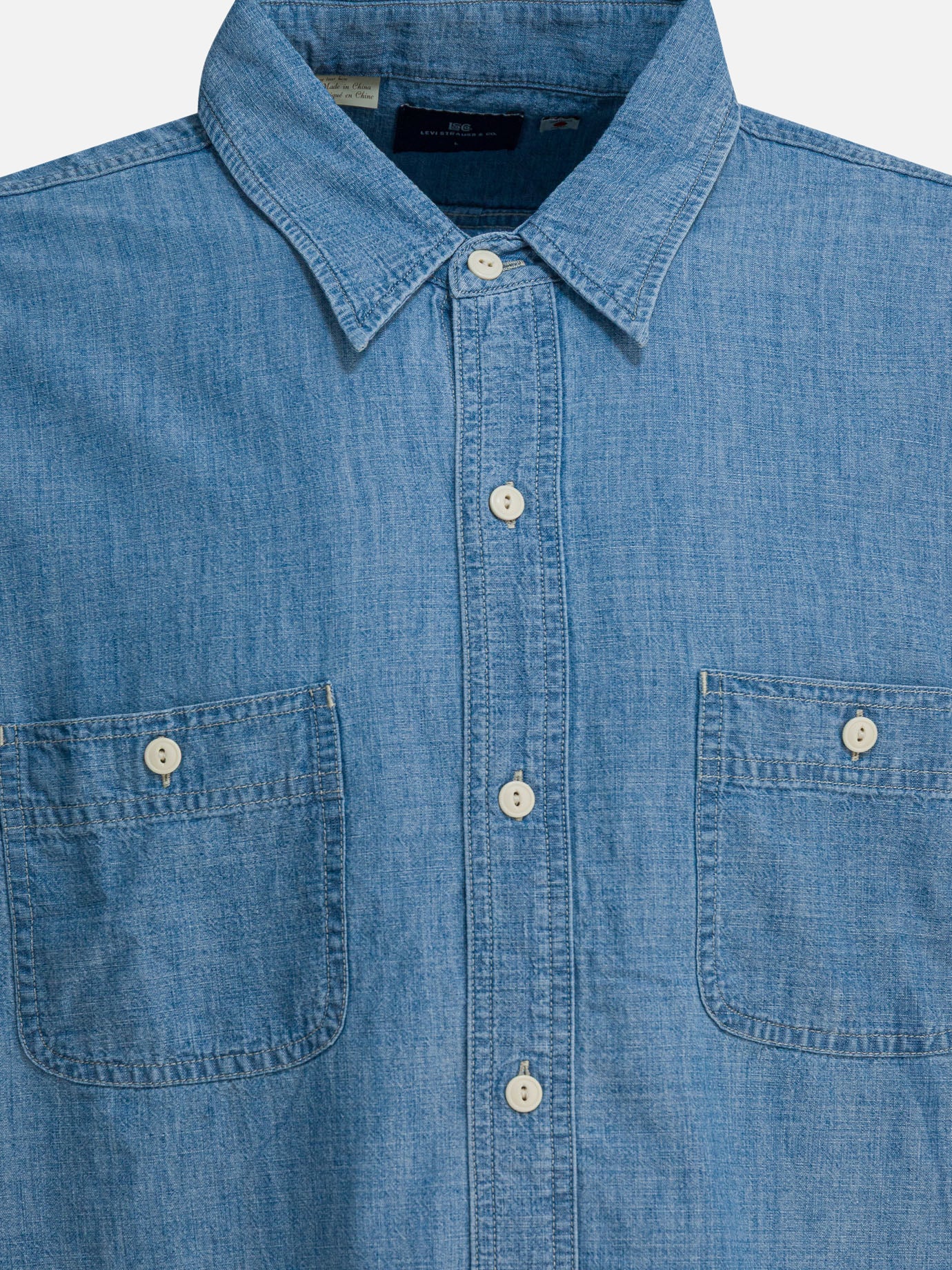 Casual shirts Solid colour  Light blue - Levi&#39;s Men | PDP | VIETTI Online Store | thumbnail_3