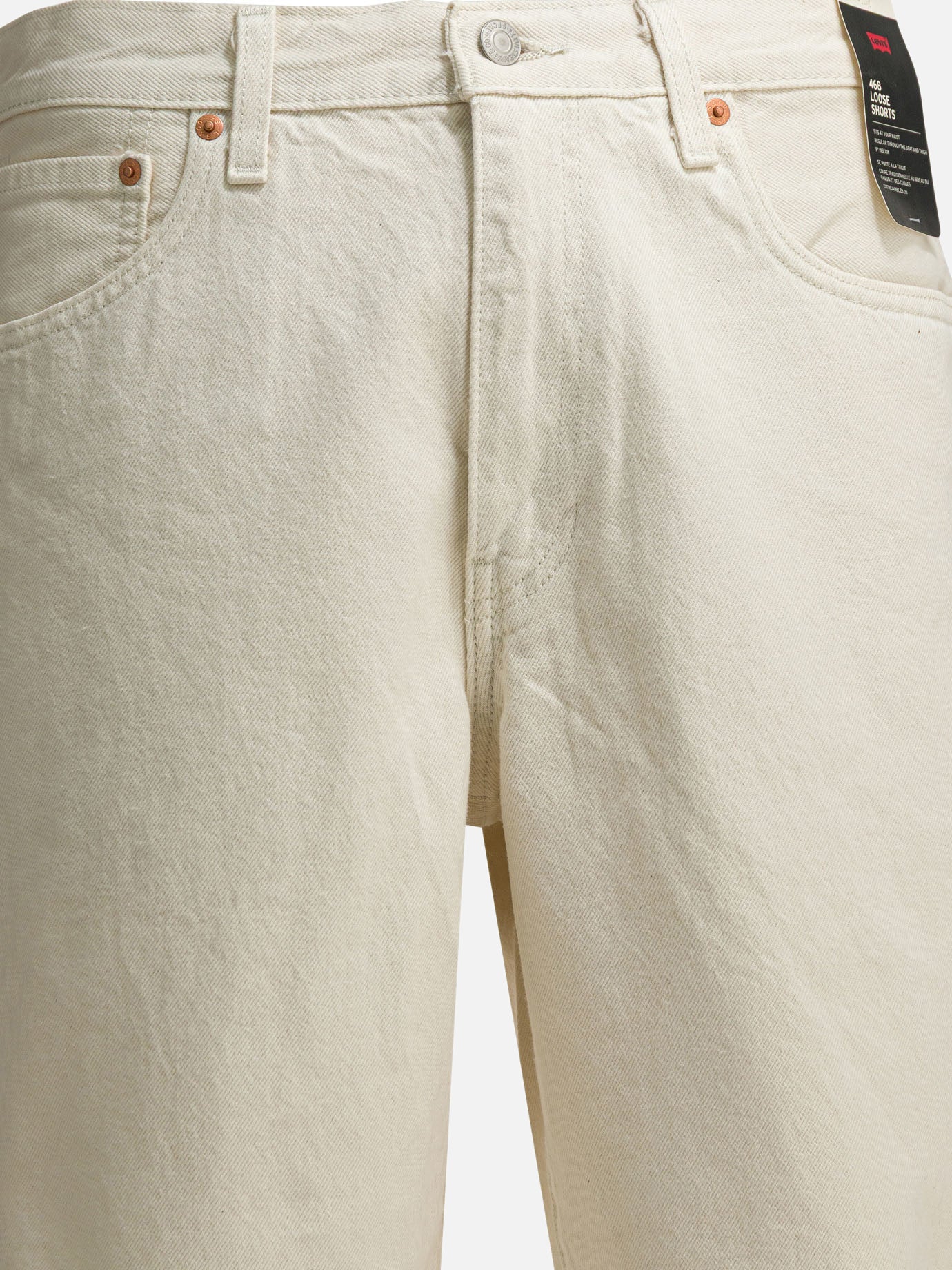 Five pockets shorts 100% cotton  White - Levi's Men | PDP | VIETTI Online Store | thumbnail_3
