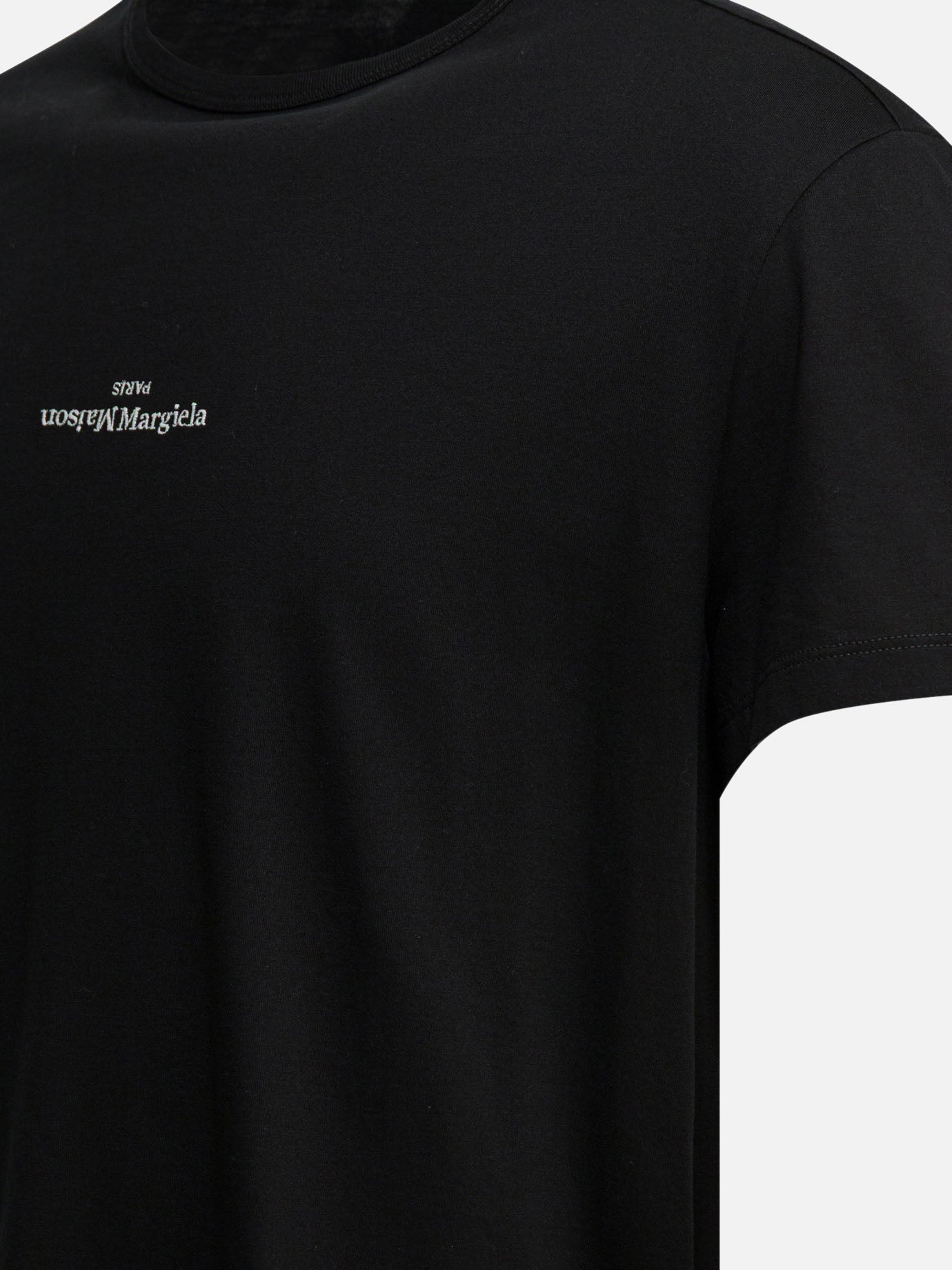 Crewneck t-shirts Logo  Black - Maison Margiela Men | PDP | VIETTI Online Store | thumbnail_4