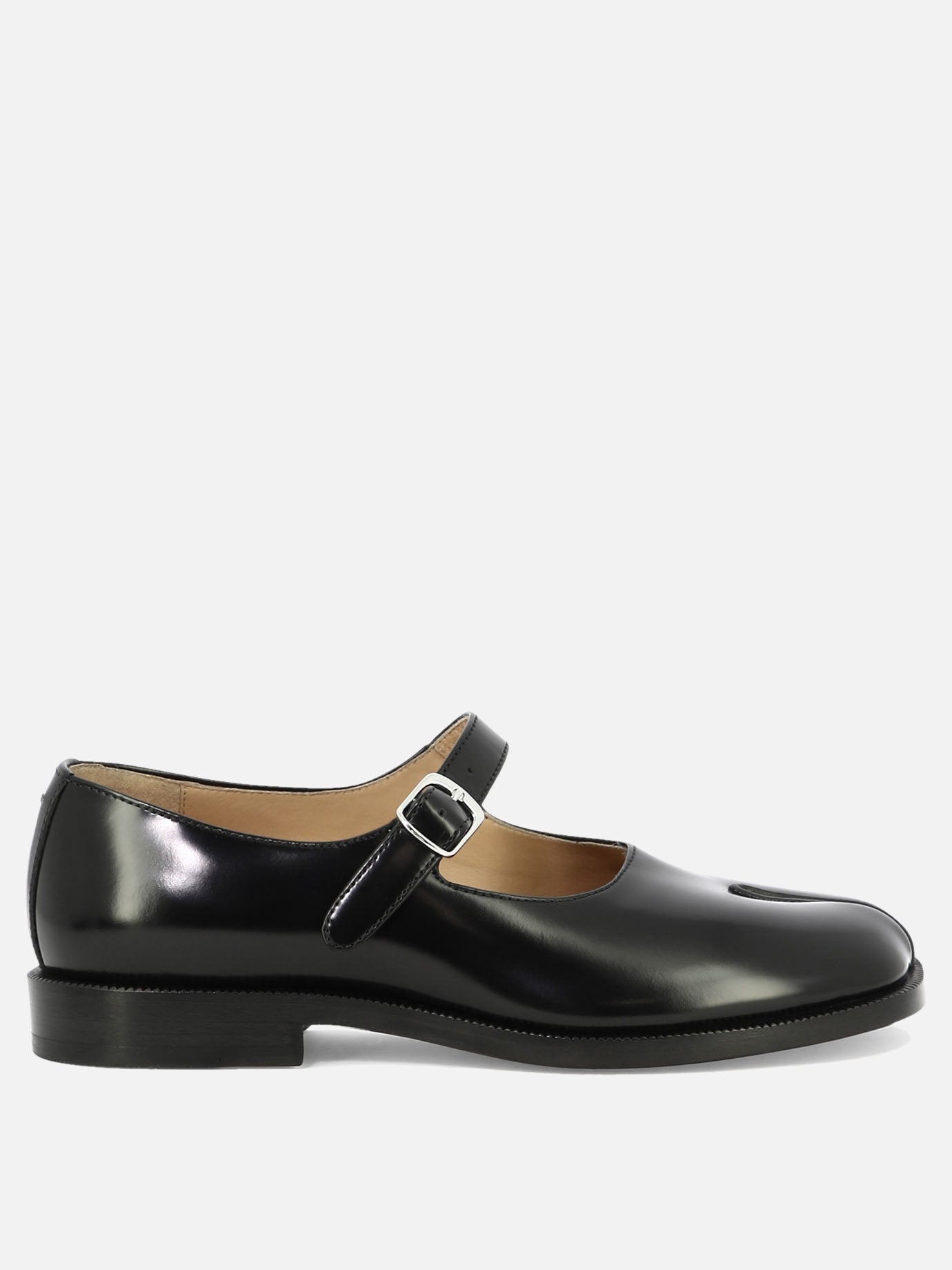 Mary Jane ballet flats 100% calf leather - 100% leather  Black - Maison Margiela Women | PDP | VIETTI Online Store | thumbnail