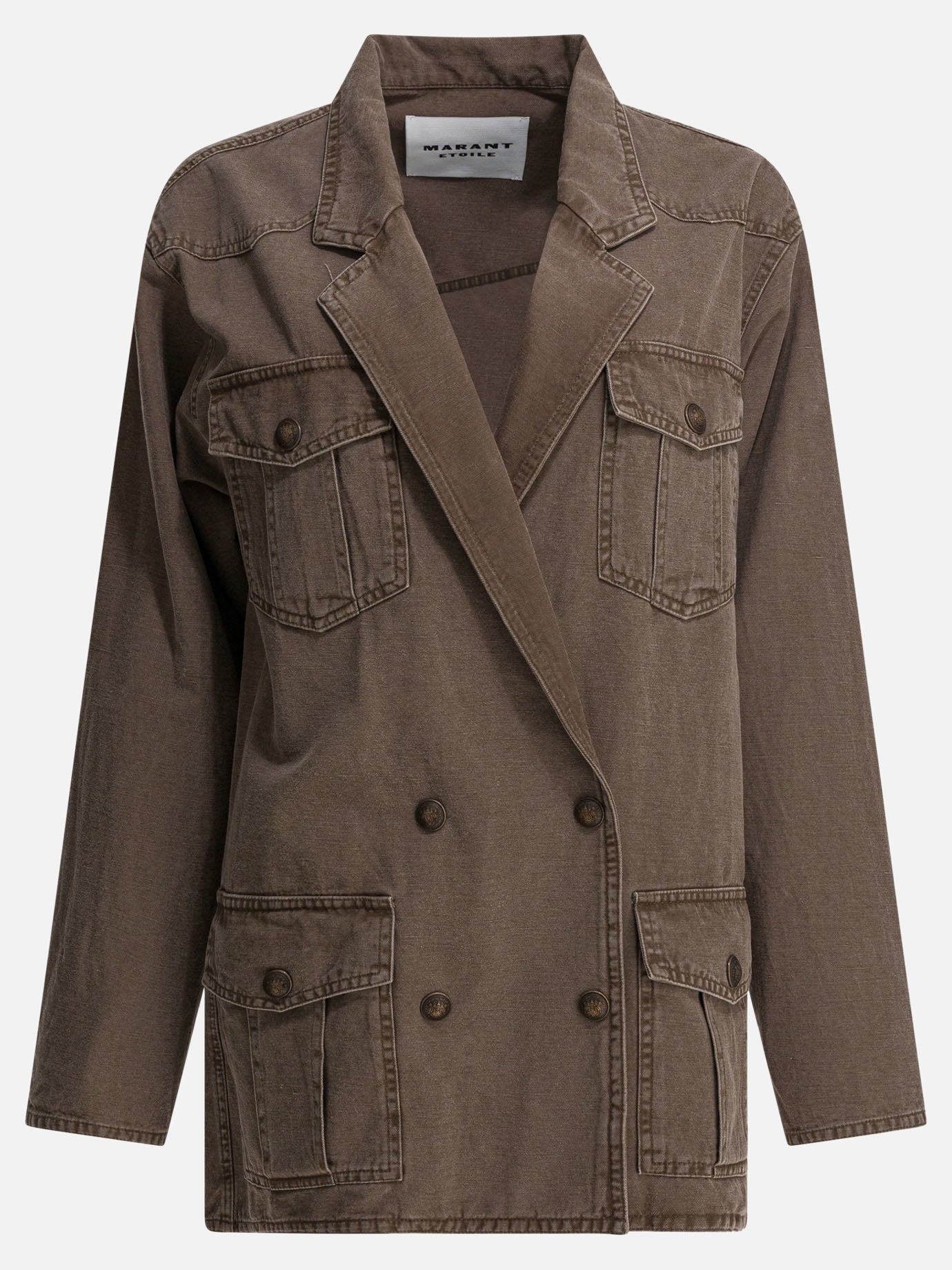 Quilted & Utility Jackets Tinta unita  Brown - Marant Étoile Women | PDP | VIETTI Online Store | Zoom-Modal
