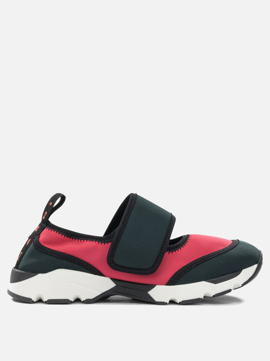 Low top sneakers 80% polyamide 20% elastane - 100% rubber  Blue - Marni Women | PDP | VIETTI Online Store 
