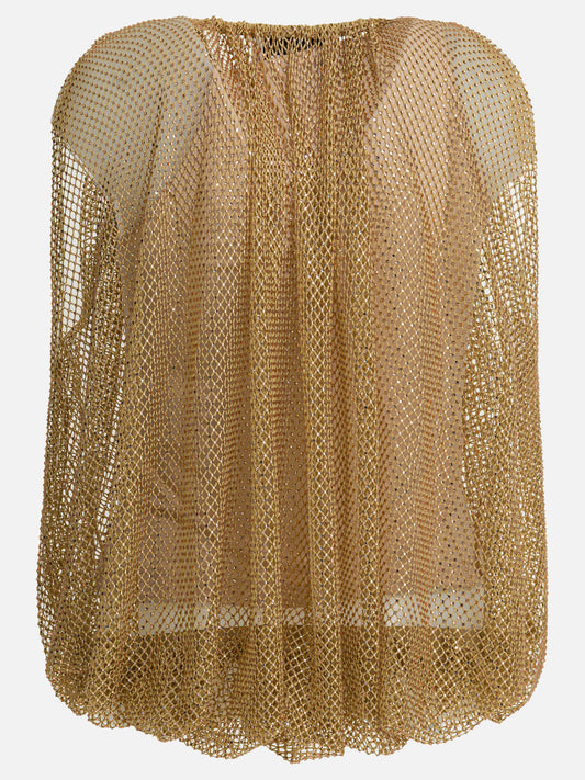 Casual tops Textured knit  Gold - Max Mara Sportmax Women | PDP | VIETTI Online Store | 2
