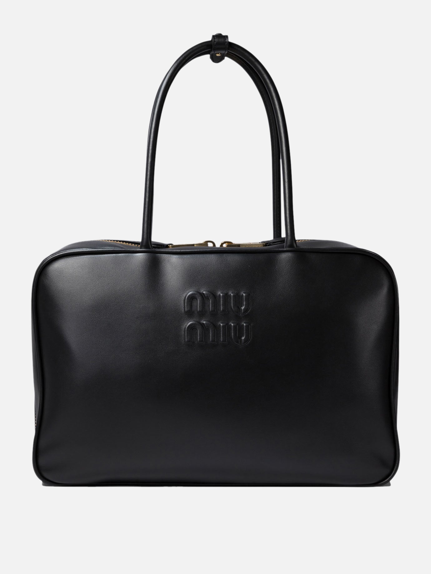 Large bags 100% calf leather  Black - Miu Miu Women | PDP | VIETTI Online Store | thumbnail