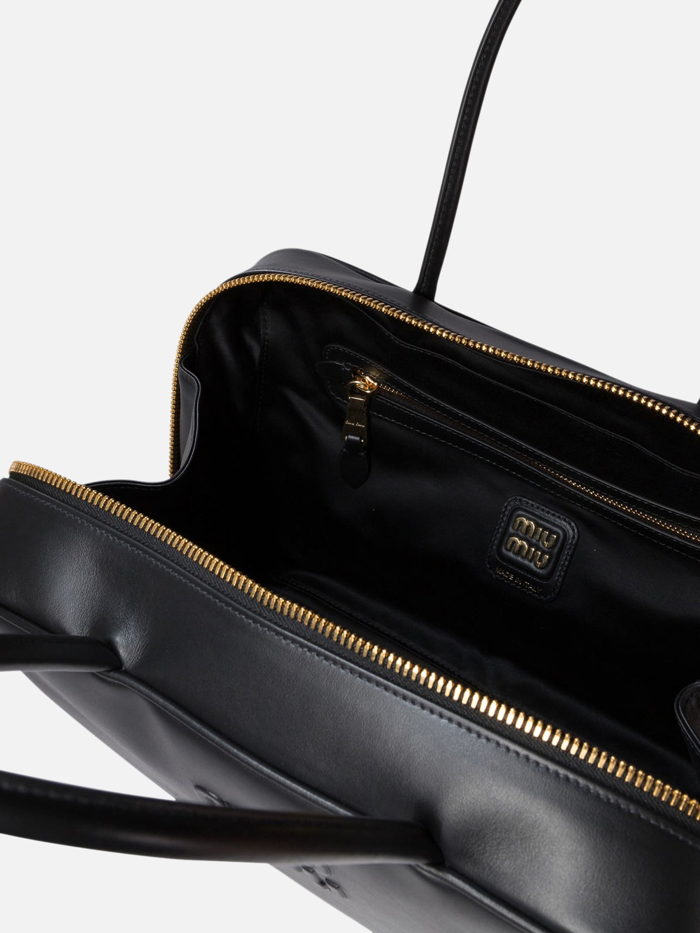 Large bags 100% calf leather  Black - Miu Miu Women | PDP | VIETTI Online Store | thumbnail_5
