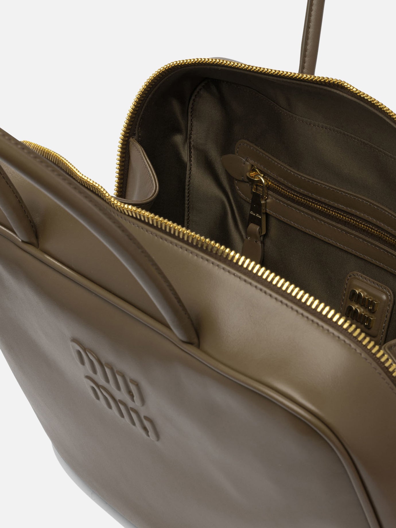 Large bags Solid colour  Green - Miu Miu Women | PDP | VIETTI Online Store | Zoom-Modal_5
