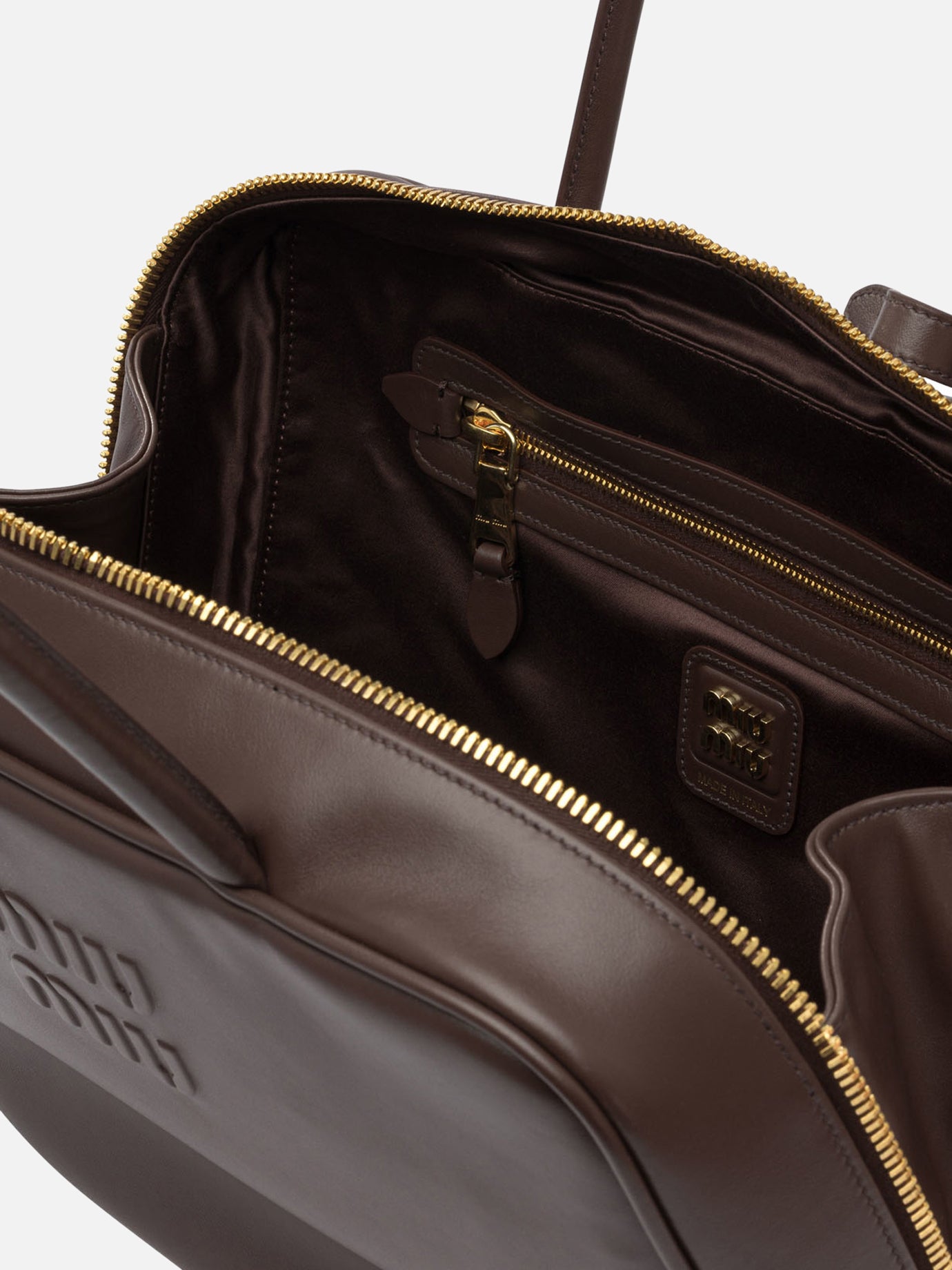 Large bags Solid colour  Brown - Miu Miu Women | PDP | VIETTI Online Store | thumbnail_5
