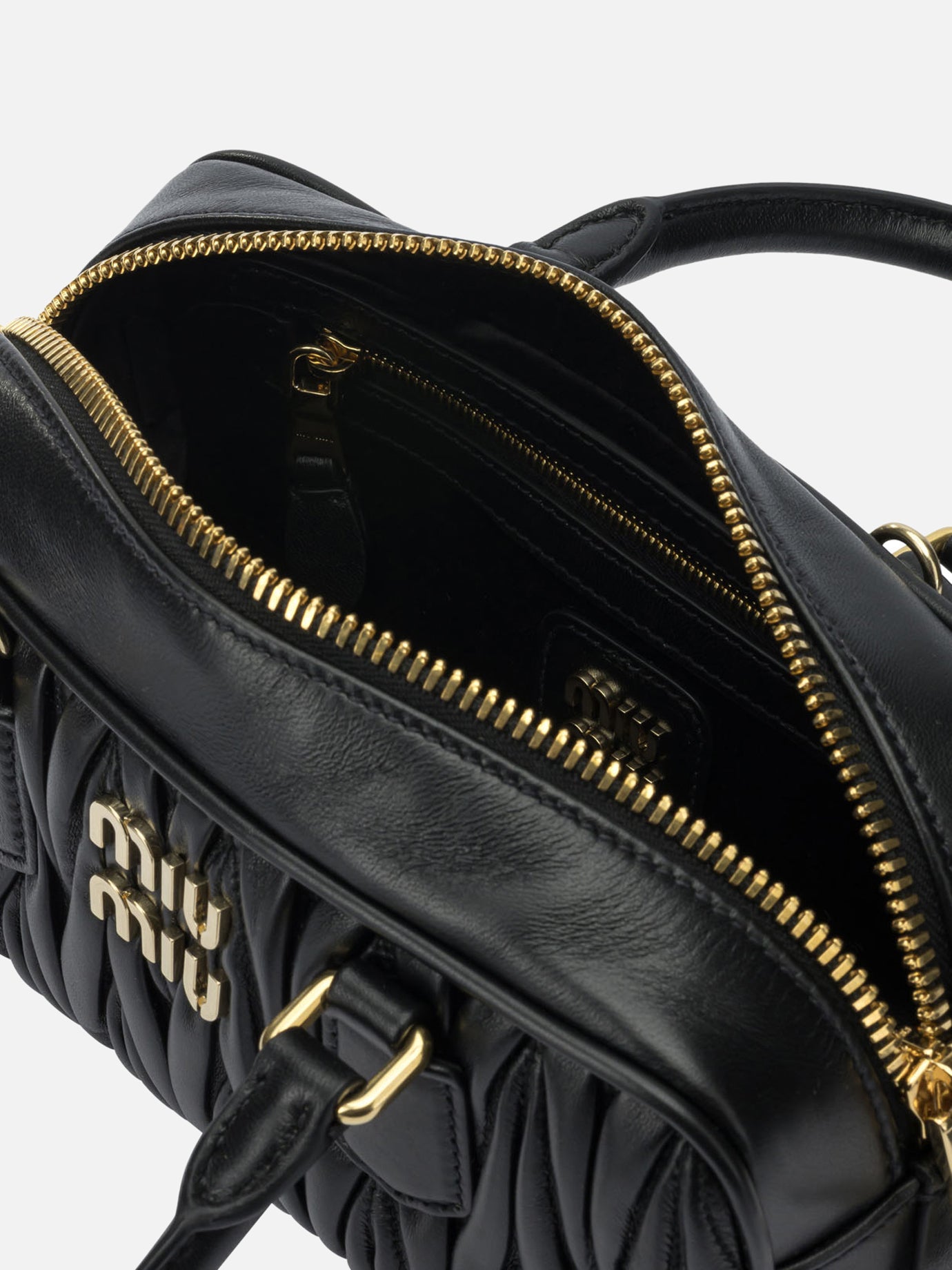 Small bags 100% lamb leather  Black - Miu Miu Women | PDP | VIETTI Online Store | thumbnail_5