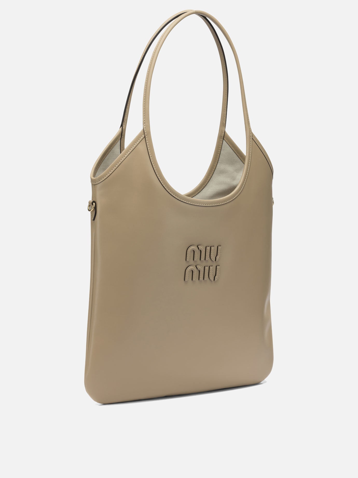 Large bags 100% calf leather  Beige - Miu Miu Women | PDP | VIETTI Online Store | Zoom-Modal_2
