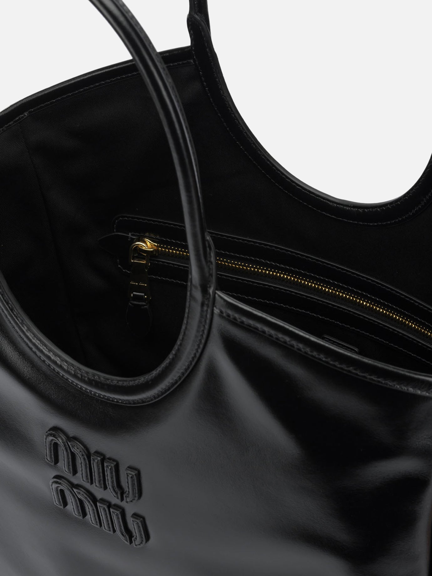 Medium bags 100% calf leather  Black - Miu Miu Women | PDP | VIETTI Online Store | Zoom-Modal_5
