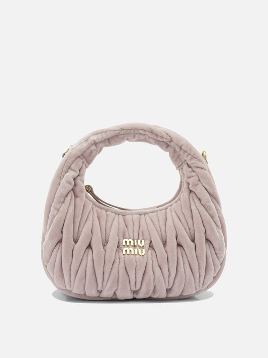 Small bags 100% cotton  Pink - Miu Miu Women | PDP | VIETTI Online Store 
