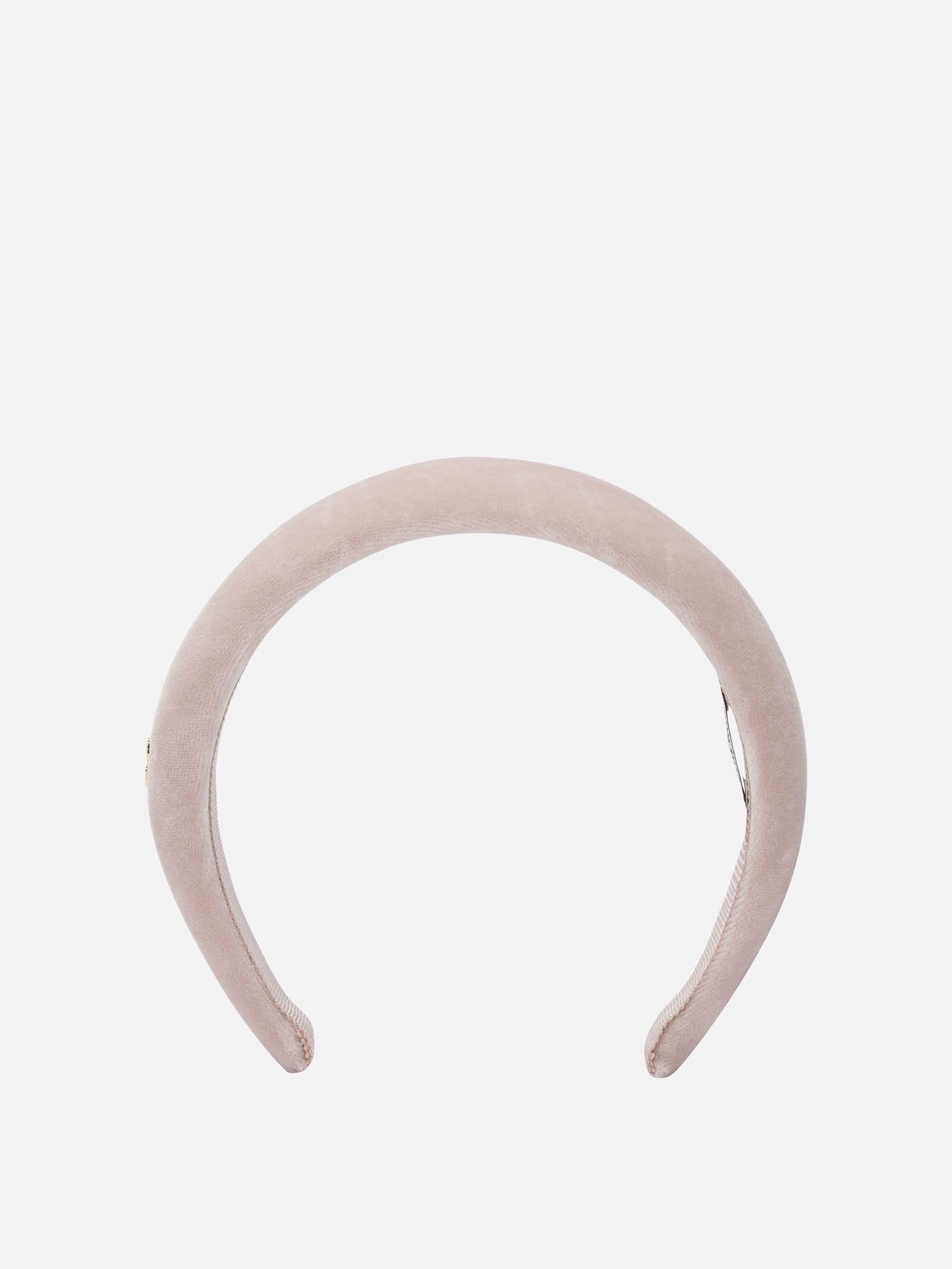 Headbands 100% cotton - 100% glass  Pink - Miu Miu Women | PDP | VIETTI Online Store | thumbnail