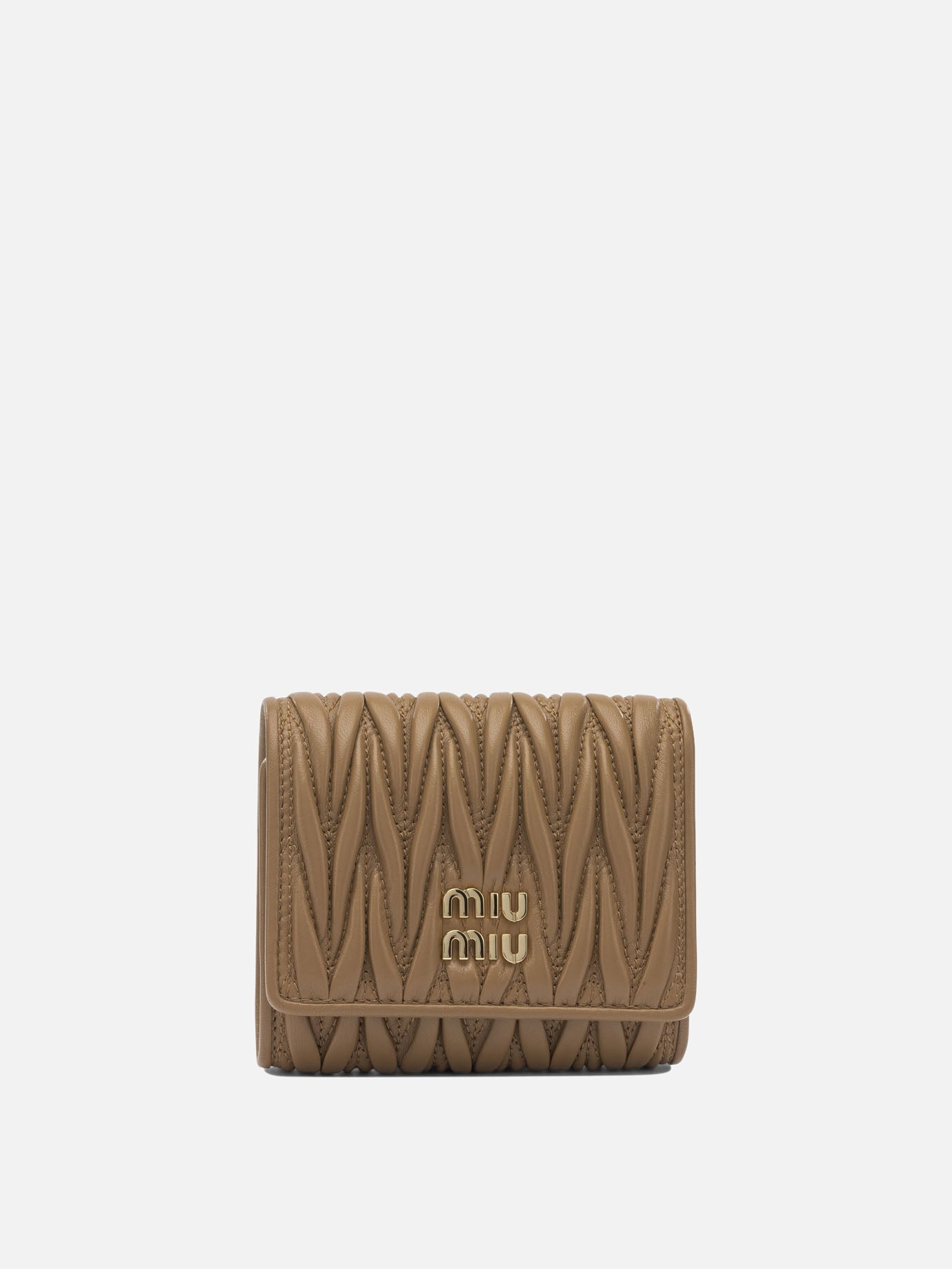 Wallets 100% lamb leather  Beige - Miu Miu Women | PDP | VIETTI Online Store | Zoom-Modal
