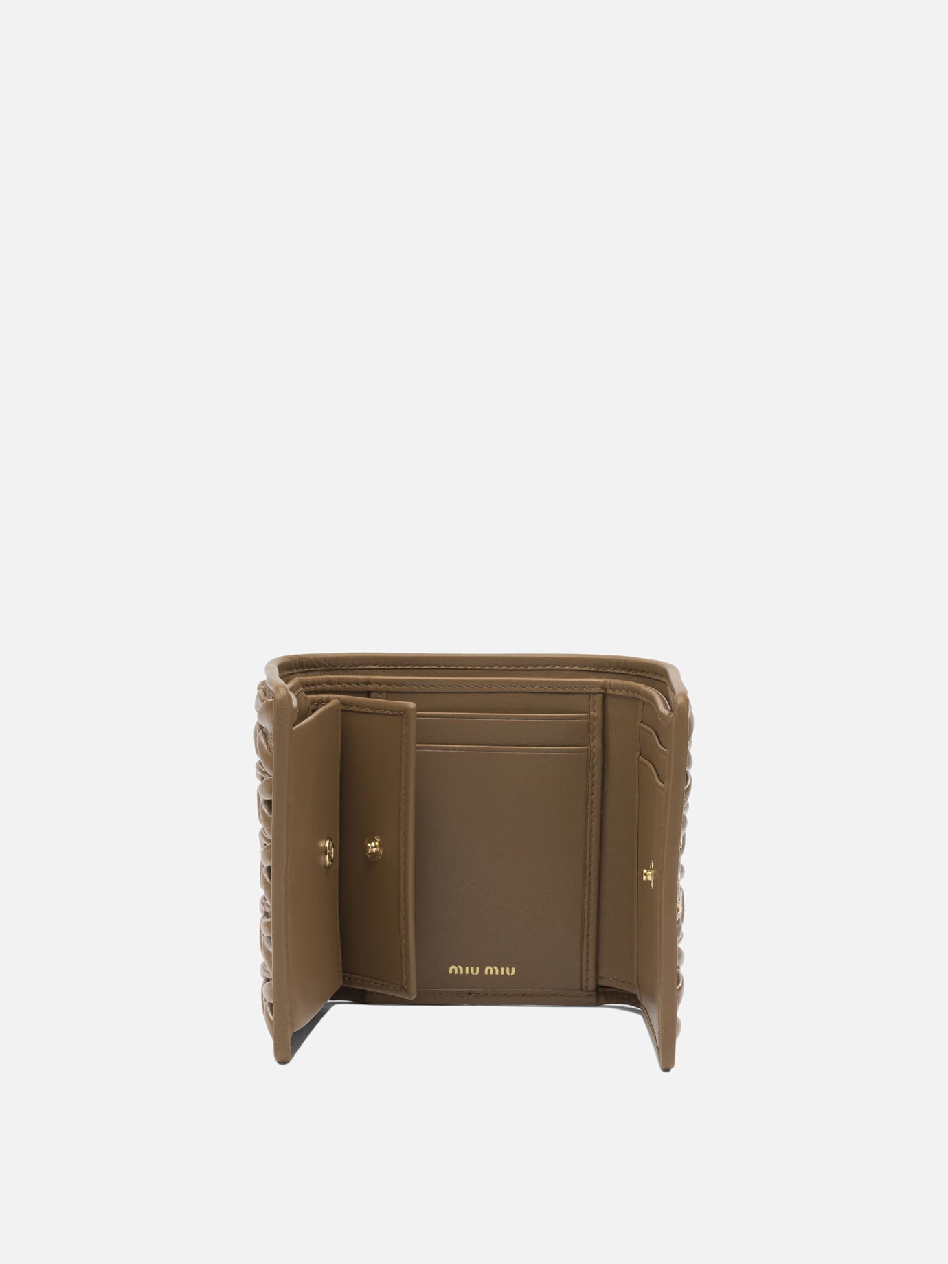 Wallets 100% lamb leather  Beige - Miu Miu Women | PDP | VIETTI Online Store | Zoom-Modal_5
