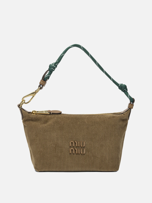 Small bags 100% cotton  Brown - Miu Miu Women | PDP | VIETTI Online Store 
