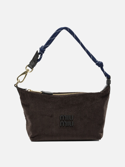 Small bags 100% cotton  Brown - Miu Miu Women | PLP | VIETTI Online Store 
