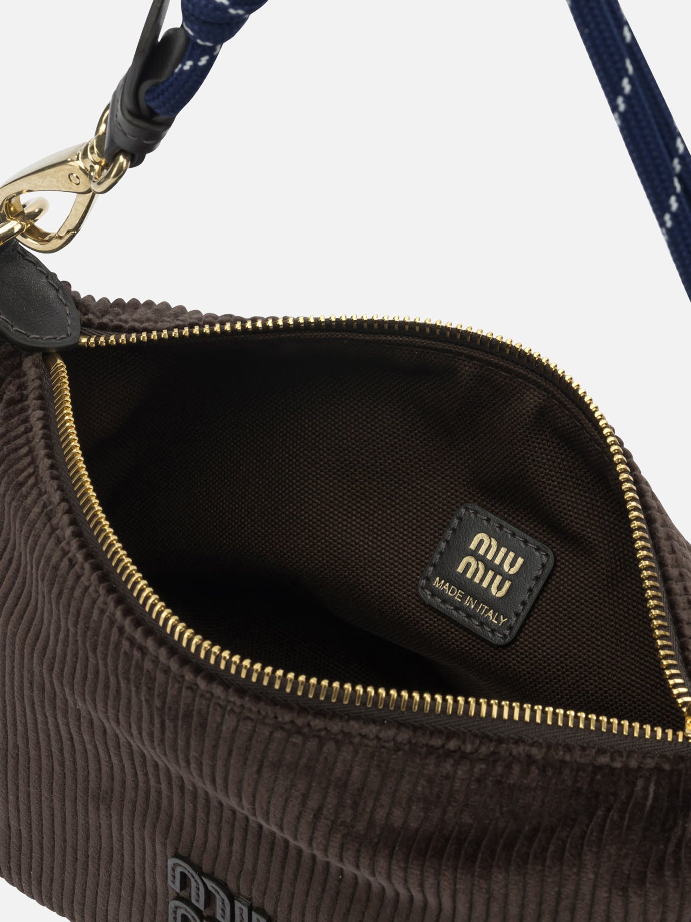 Small bags 100% cotton  Brown - Miu Miu Women | PDP | VIETTI Online Store | thumbnail_5