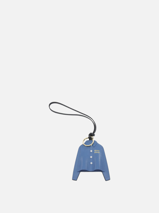 Charms 100% calf leather  Blue - Miu Miu Women | PLP | VIETTI Online Store 

