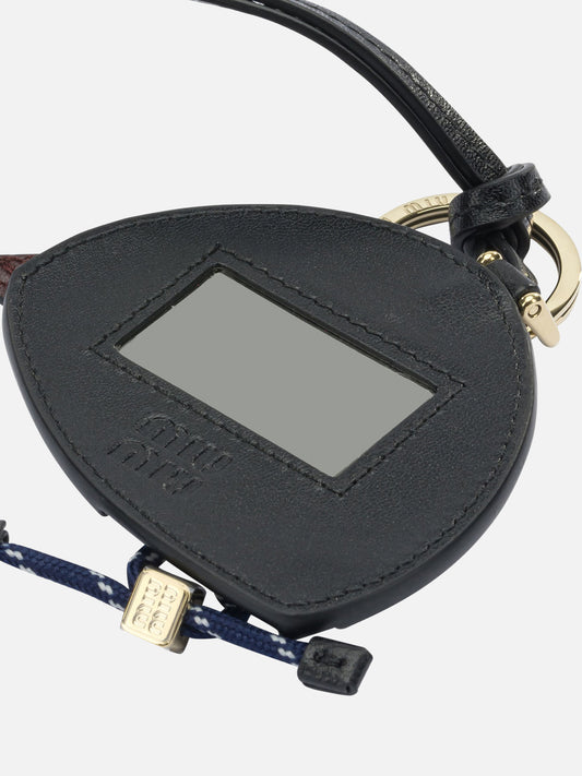 Charms 100% stell - 100% calf leather  Bordeaux - Miu Miu Women | PLP | VIETTI Online Store | 2
