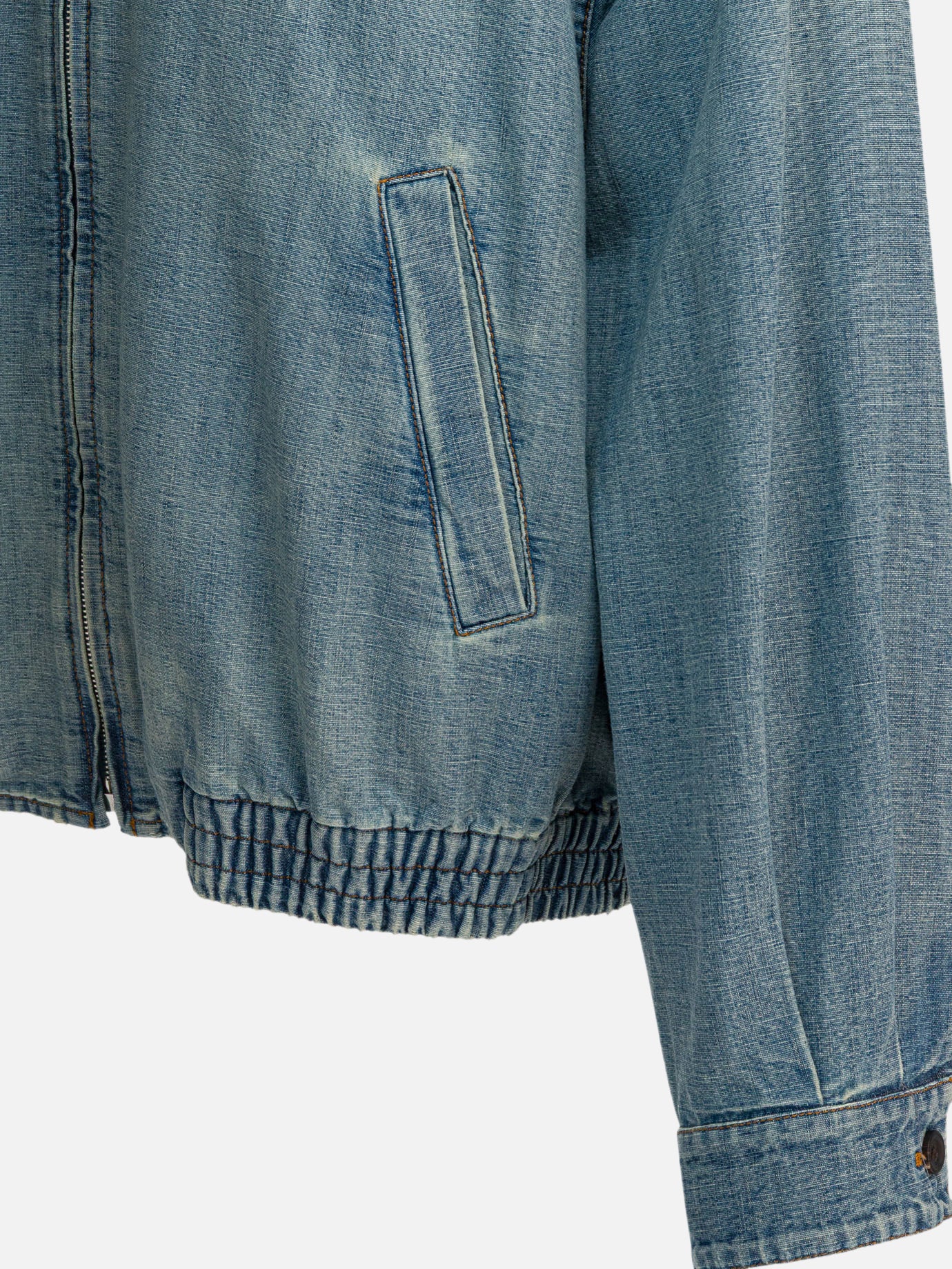 Denim jackets Logo  Light blue - Miu Miu Women | PDP | VIETTI Online Store | thumbnail_4