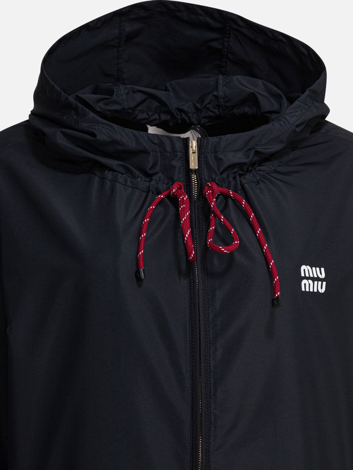 Windbreakers Logo  Blue - Miu Miu Women | PDP | VIETTI Online Store | Zoom-Modal_3
