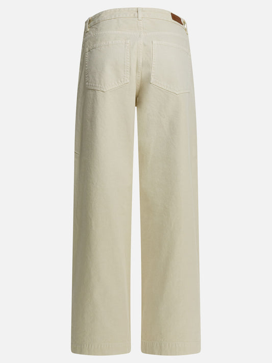 Leisure trousers Solid colour  Beige - Moncler Women | PLP | VIETTI Online Store | 2
