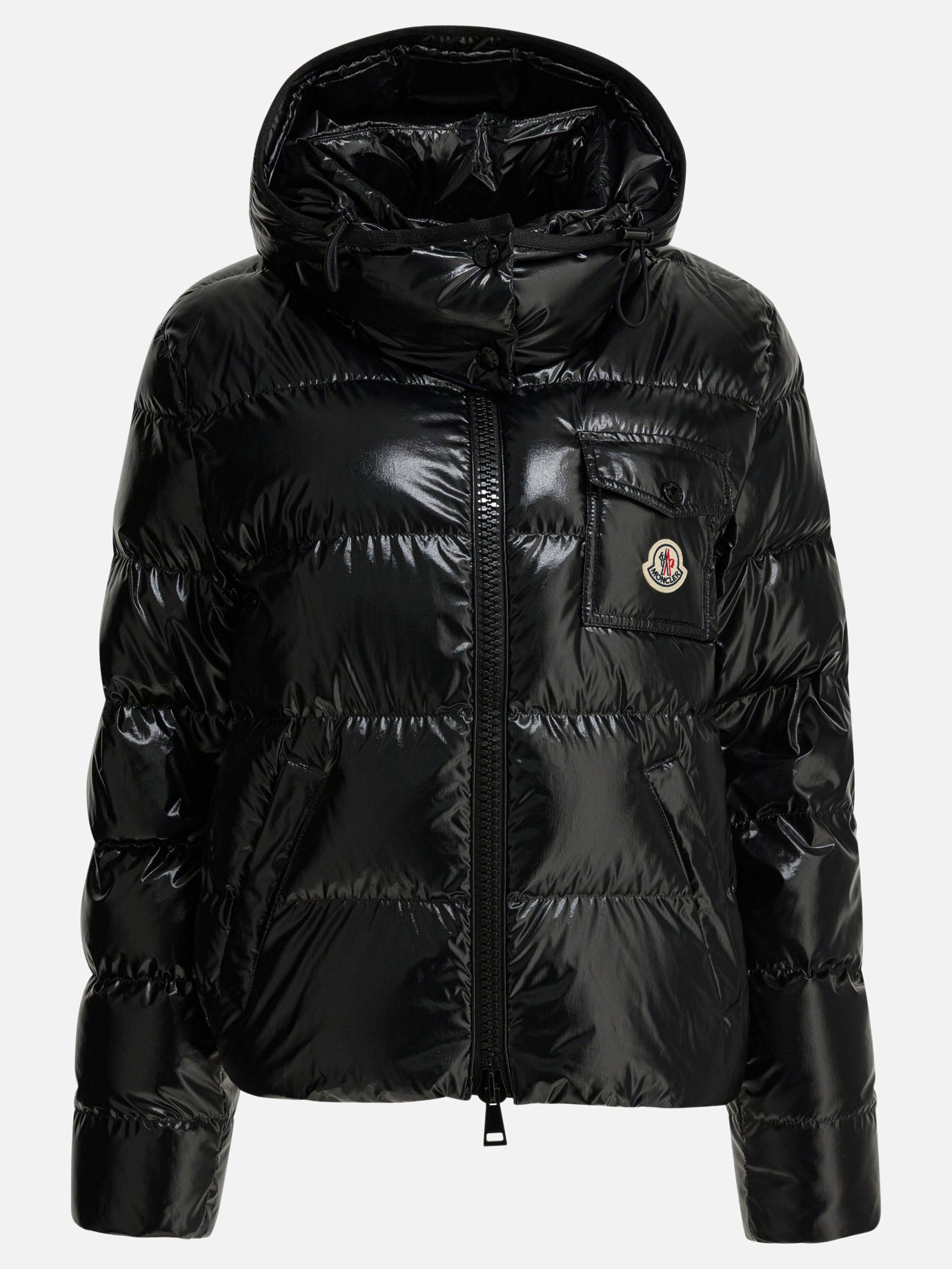 Down jackets Logo  Black - Moncler Women | PDP | VIETTI Online Store | Zoom-Modal
