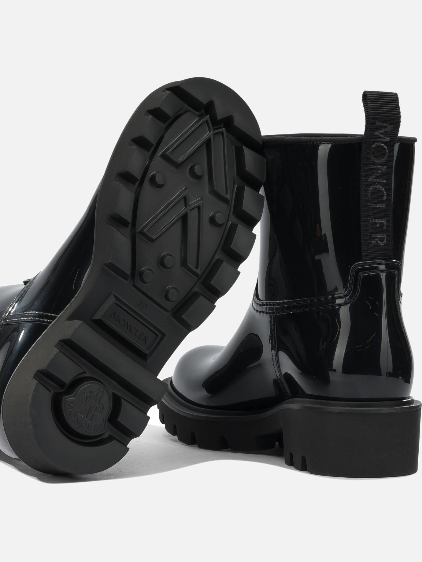 Rain boots 100% polyamide - 100% rubber  Black - Moncler Women | PDP | VIETTI Online Store | Zoom-Modal_5

