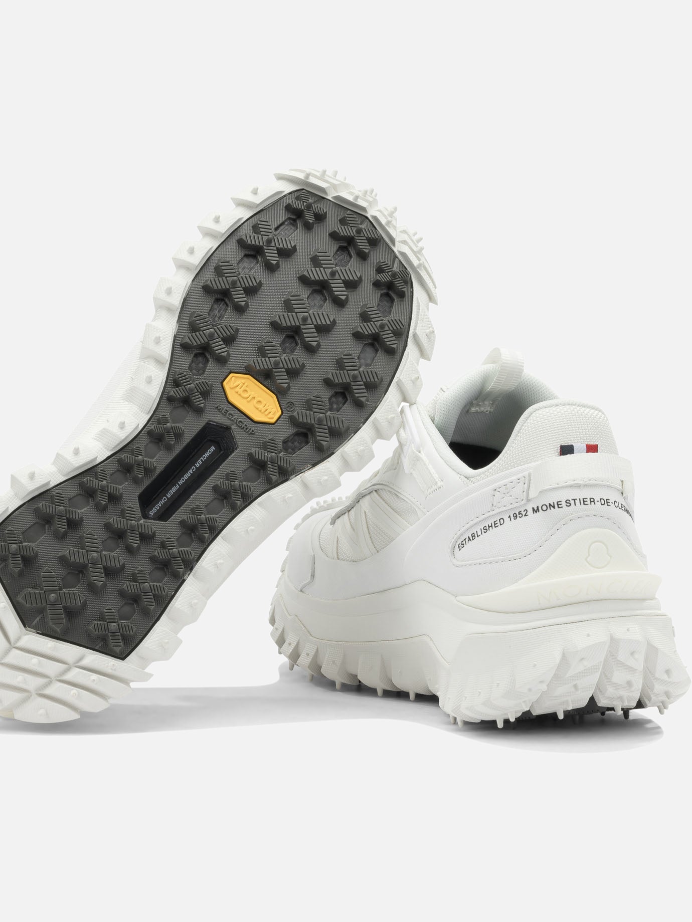 Low top sneakers 60% nylon 40% leather - 100% rubber  White - Moncler Women | PDP | VIETTI Online Store | Zoom-Modal_5
