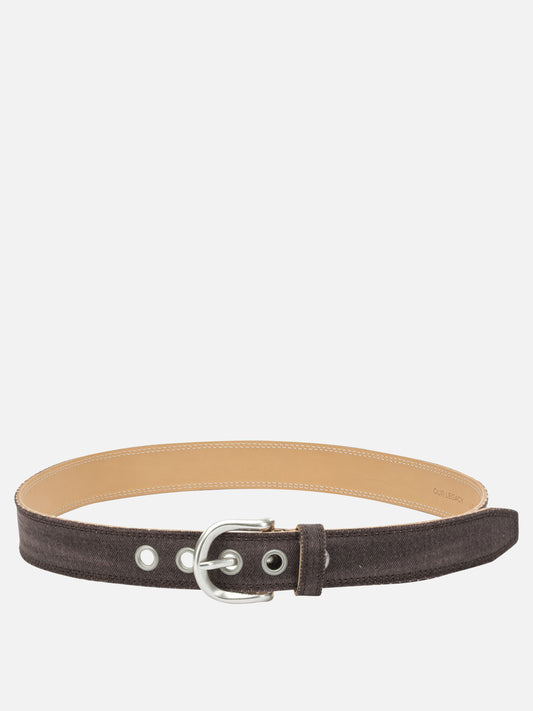 Leather belts 100% cotton - 100% leather  Brown - Our Legacy Men | VIETTI Online Store 
