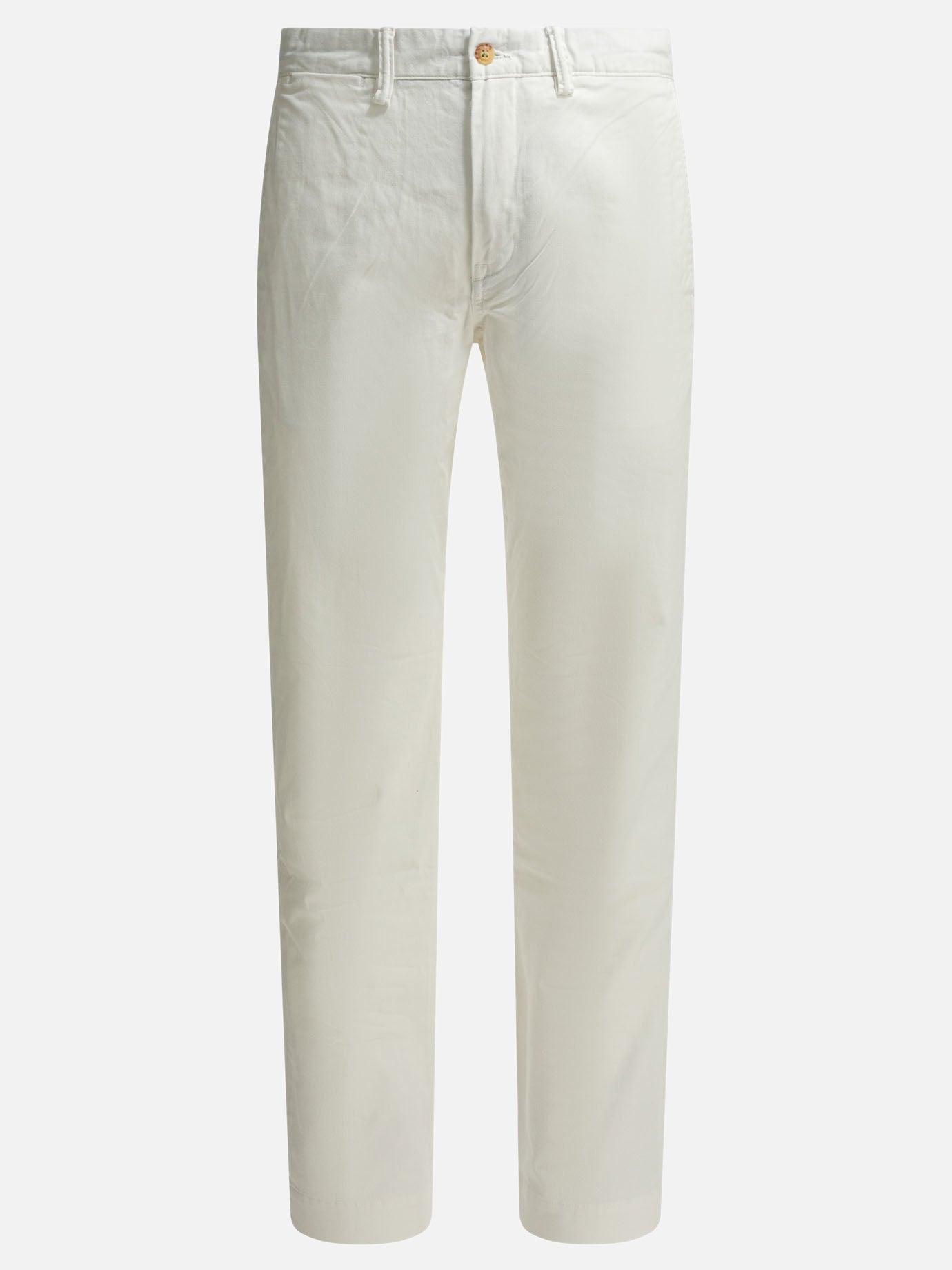 Leisure trousers 100% cotton  White - Polo Ralph Lauren Men | PDP | VIETTI Online Store | thumbnail