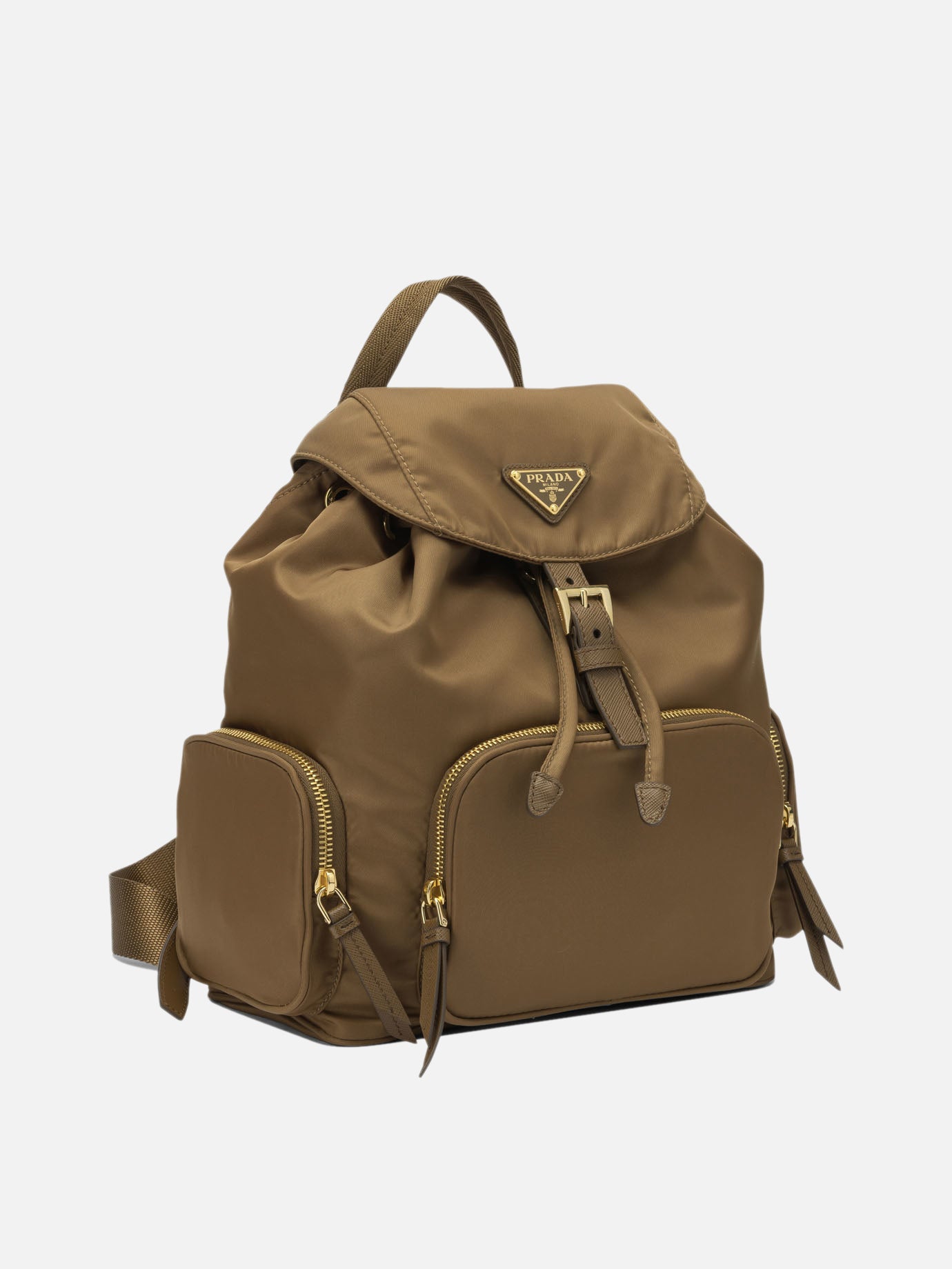 Casual backpacks 100% recycled polyamide  Brown - Prada Women | PDP | VIETTI Online Store | Zoom-Modal_2
