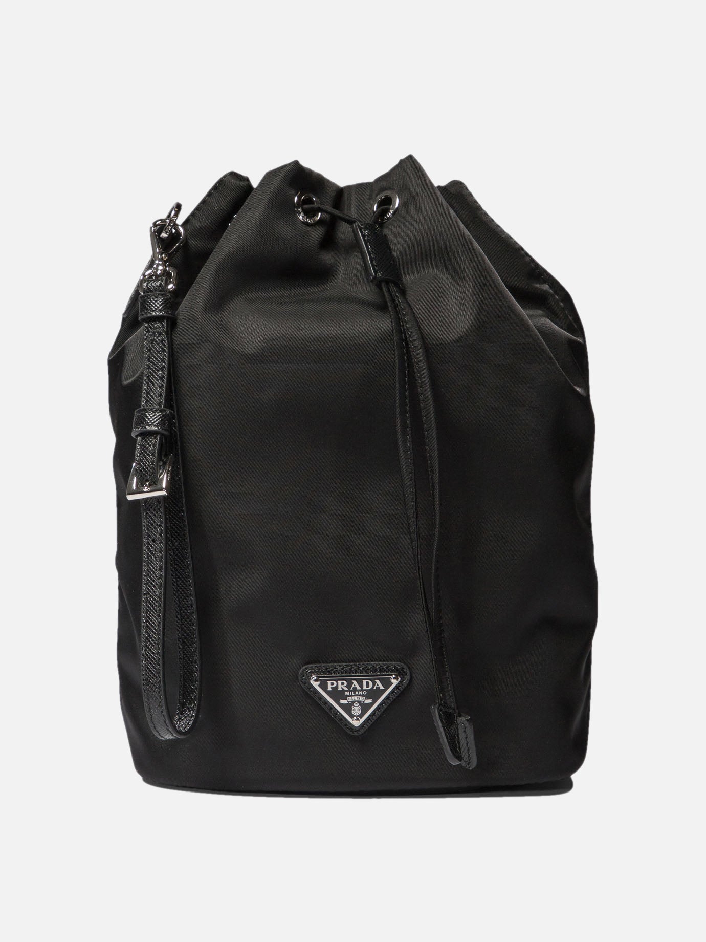 Mini bags 100% recycled polyamide - 100% viscose  Black - Prada Women | PDP | VIETTI Online Store | thumbnail