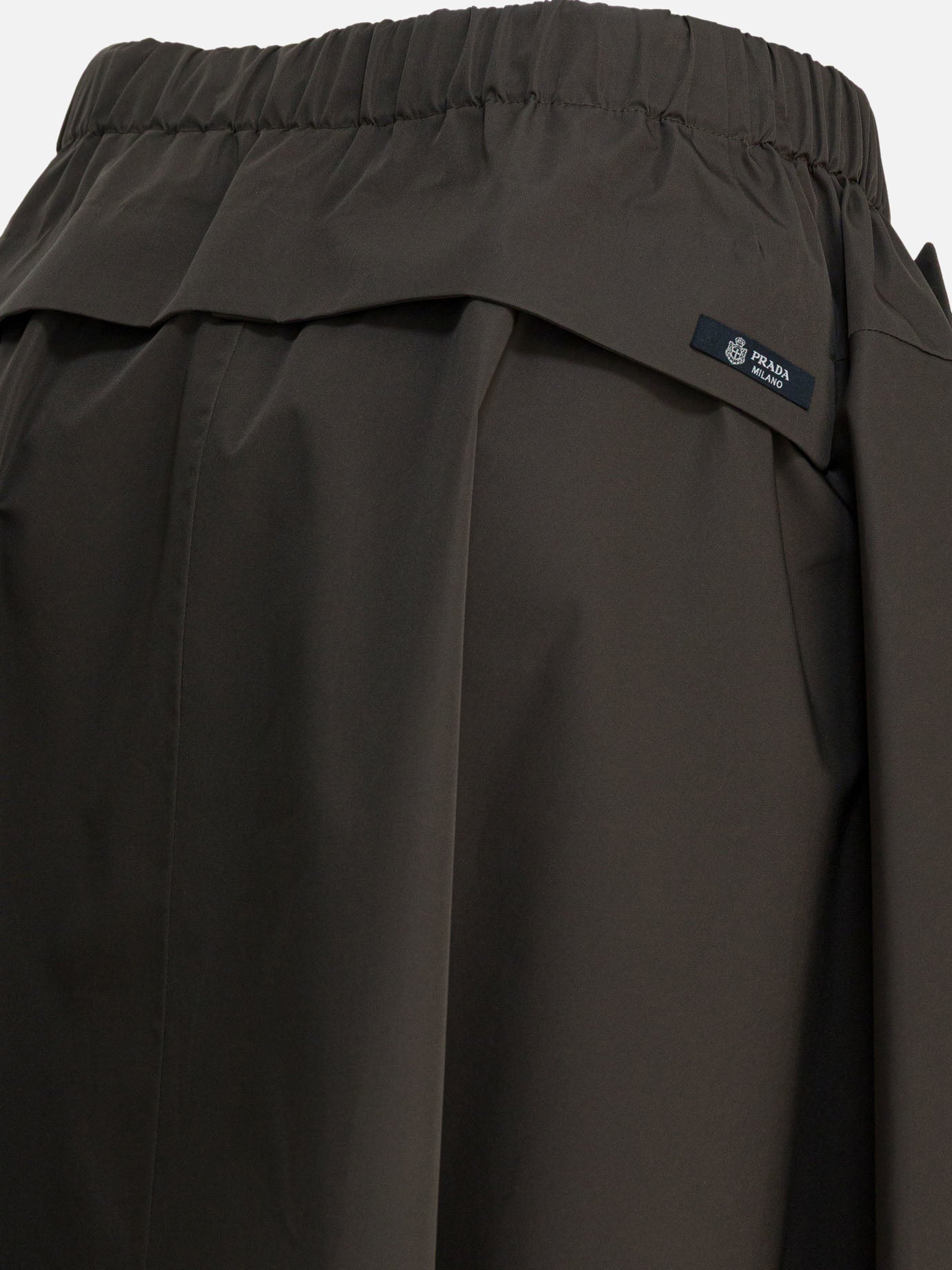 Midi skirts Solid colour  Green - Prada Women | PDP | VIETTI Online Store | Zoom-Modal_4
