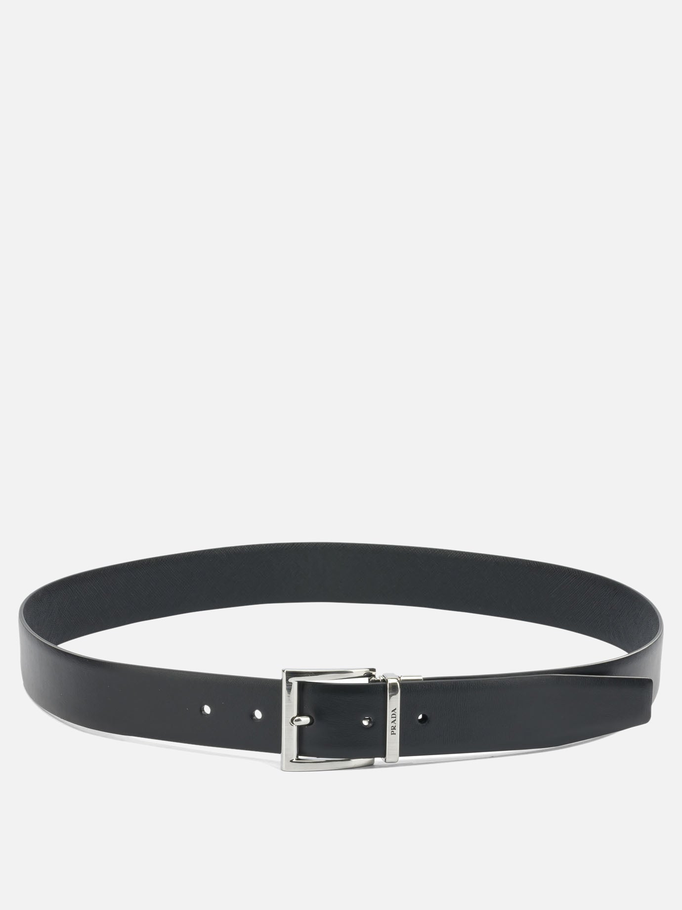 Leather belts 100% calf leather  Black - Prada Men | PDP | VIETTI Online Store | thumbnail