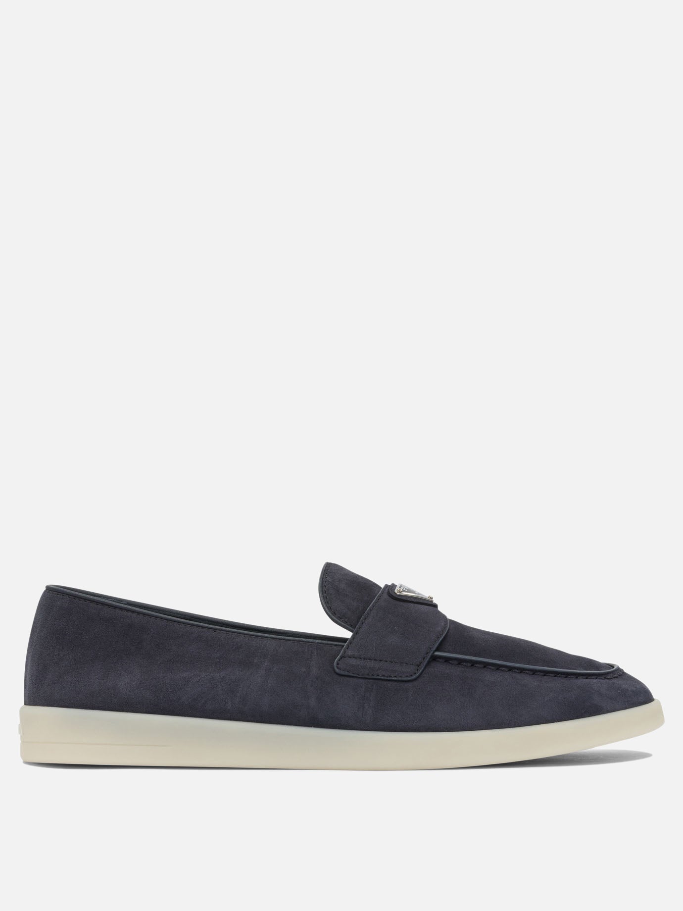 Loafers 100% calf leather - 100% rubber  Blue - Prada Men | PDP | VIETTI Online Store | thumbnail