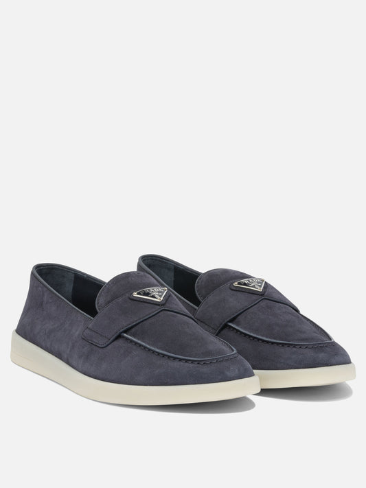 Loafers 100% calf leather - 100% rubber  Blue - Prada Men | PDP | VIETTI Online Store | 2
