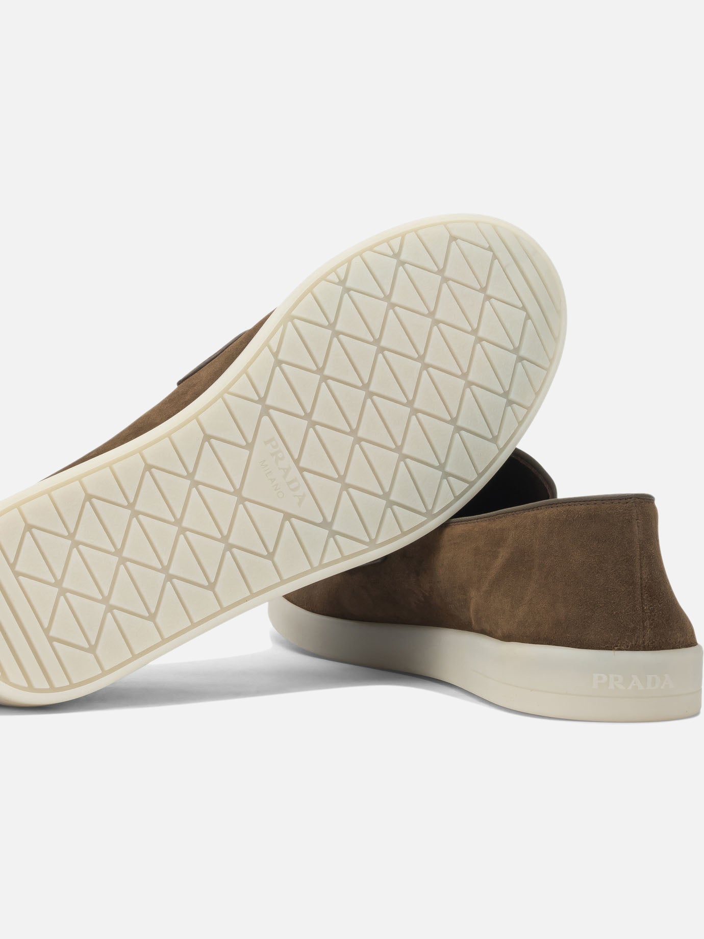 Loafers 100% calf leather - 100% rubber  Brown - Prada Men | PDP | VIETTI Online Store | thumbnail_5