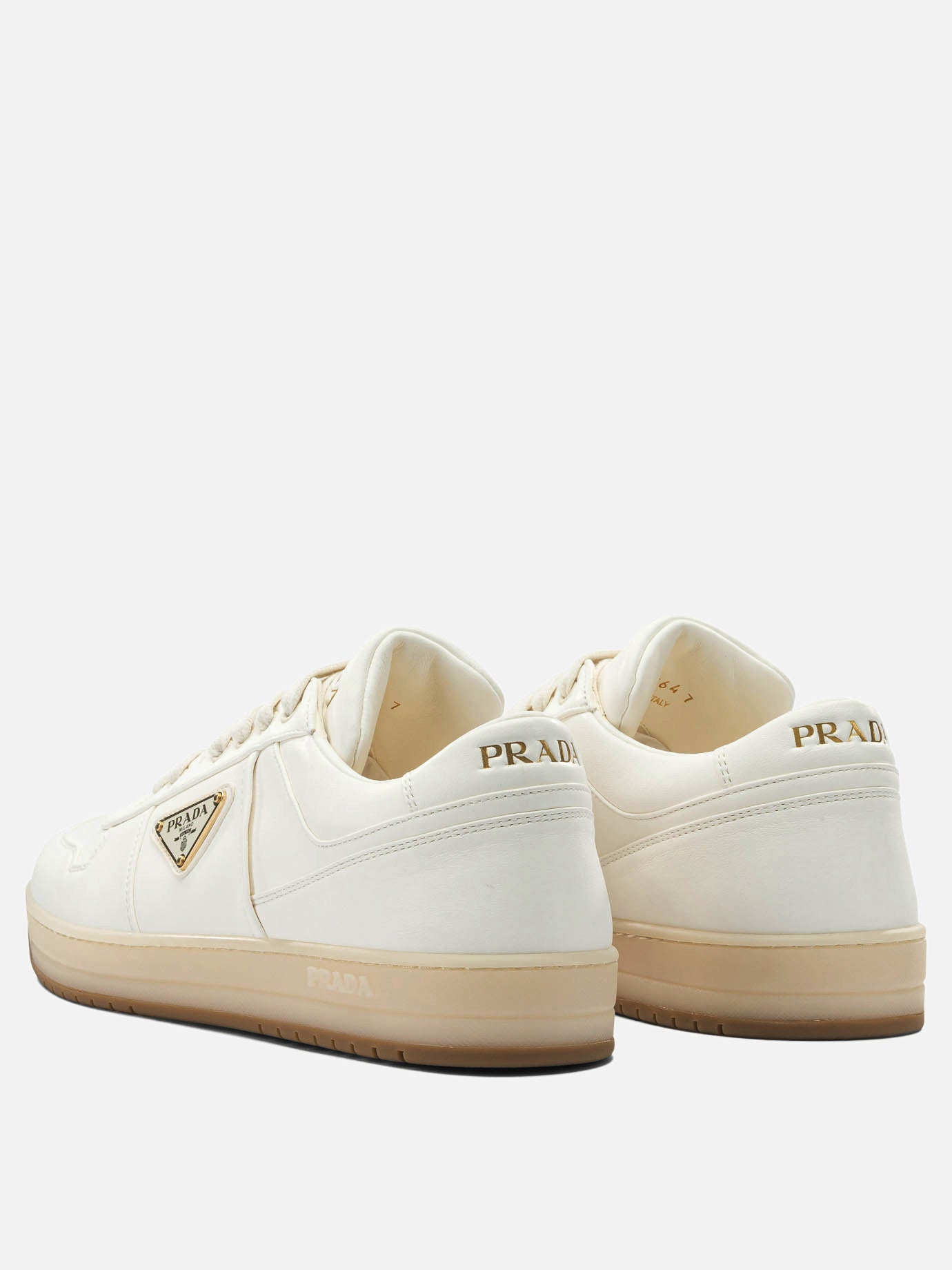Low top sneakers 100% lamb leather  White - Prada Men | PDP | VIETTI Online Store | Zoom-Modal_4
