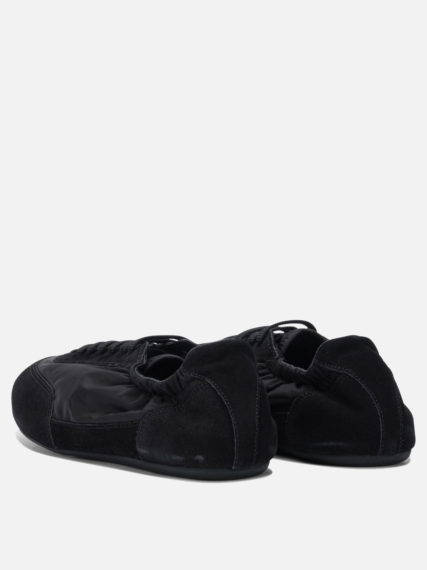 Low top sneakers 100% recycled poliamyde - 100% rubber  Black - Prada Men | PDP | VIETTI Online Store | thumbnail_4