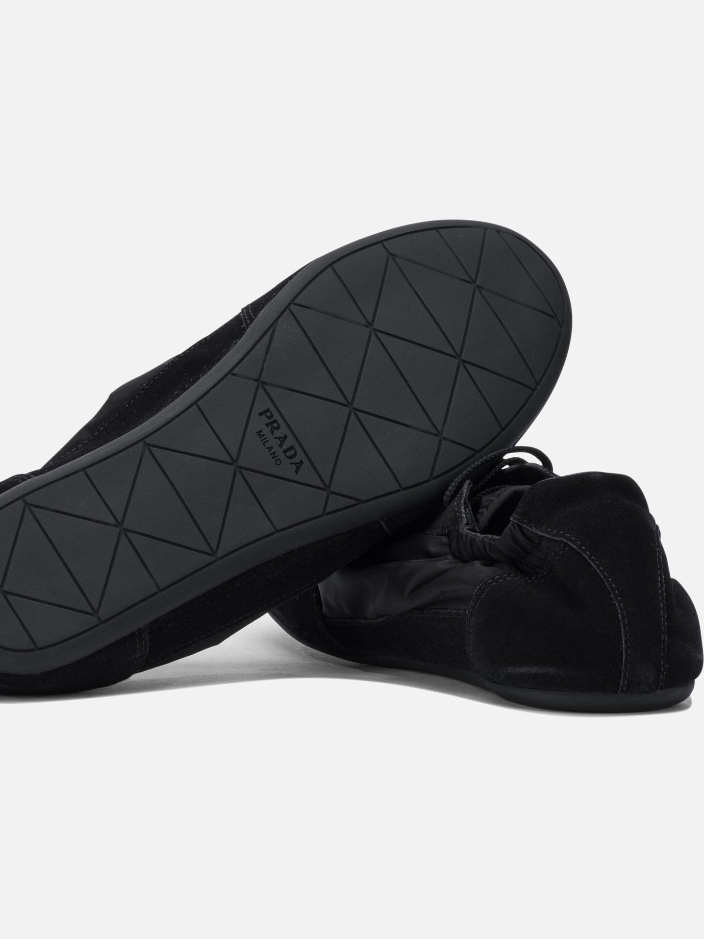 Low top sneakers 100% recycled poliamyde - 100% rubber  Black - Prada Men | PDP | VIETTI Online Store | thumbnail_5