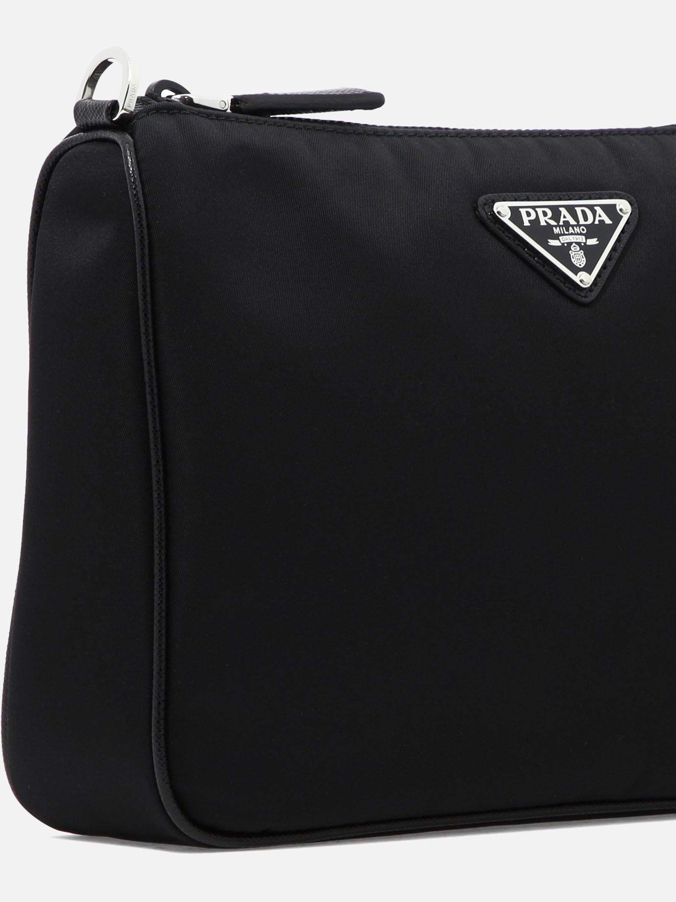 Small bags 100% recycled polyamide - Other fabric: 100% calf leather  Black - Prada Men | PDP | VIETTI Online Store | thumbnail_4