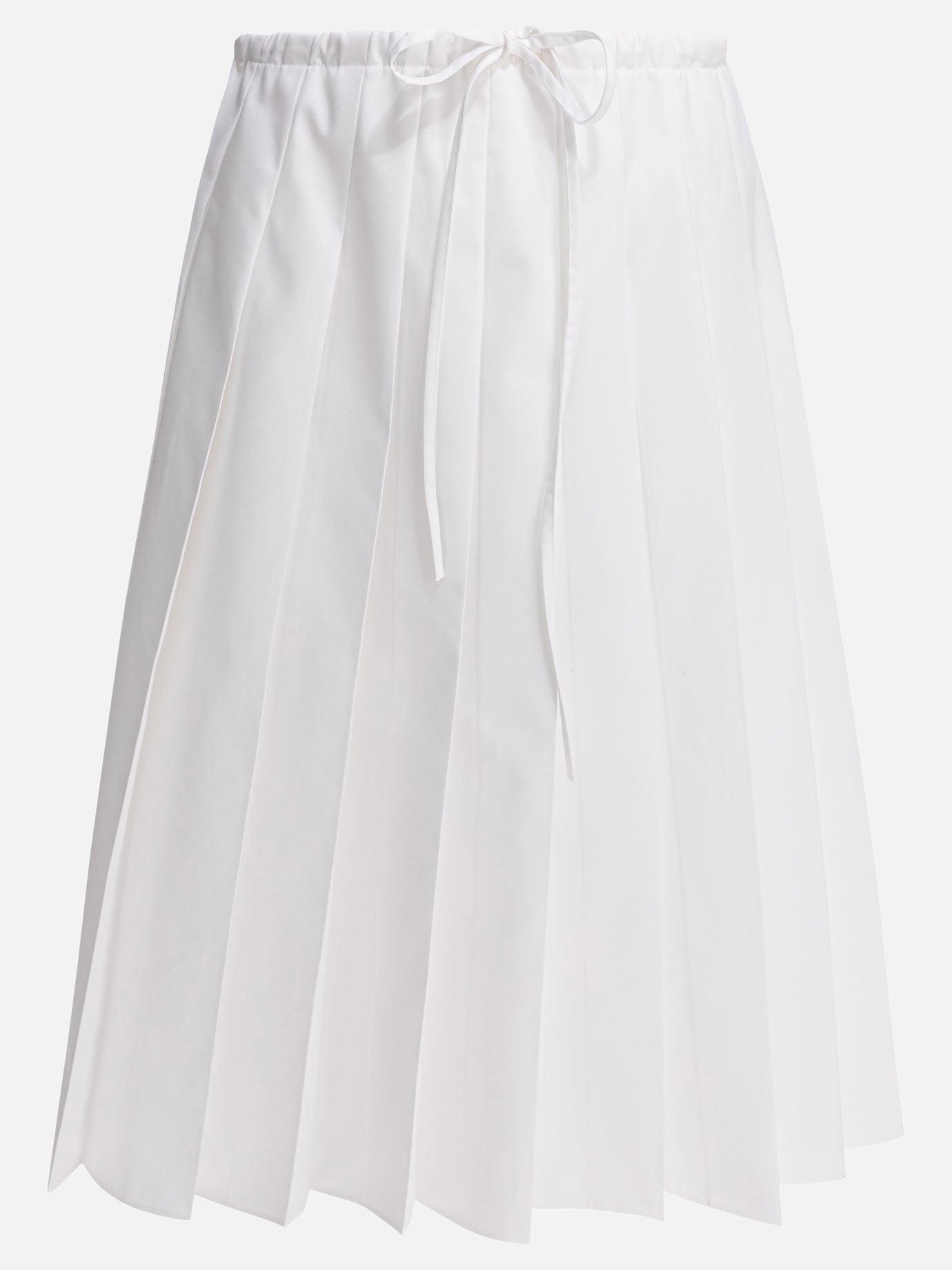 Midi skirts Logo  White - Prada Women | PDP | VIETTI Online Store | Zoom-Modal
