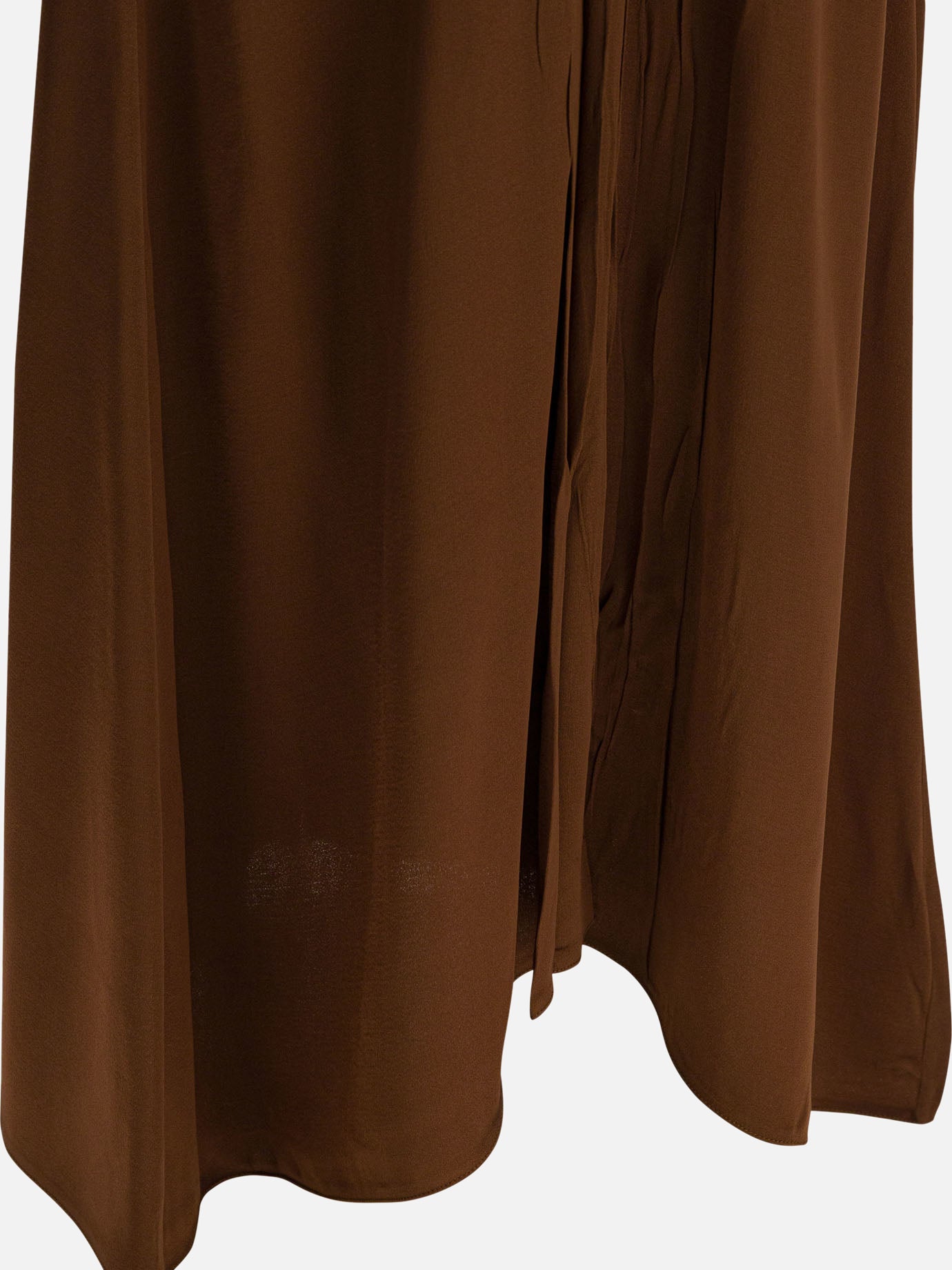 Long dresses Solid colour  Brown - Prada Women | PDP | VIETTI Online Store | thumbnail_4