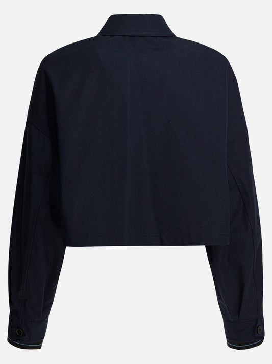 Overshirt jackets Logo  Blue - Prada Women | PDP | VIETTI Online Store | 2
