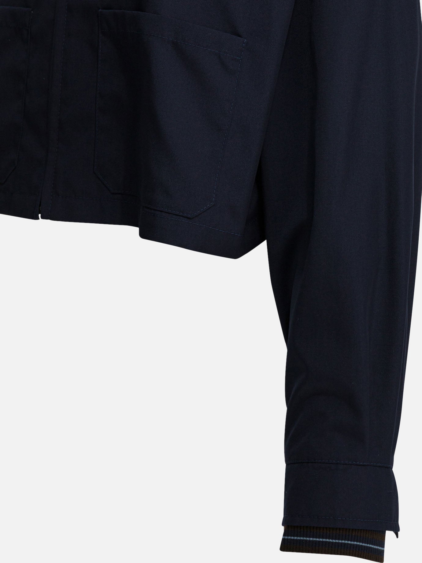 Overshirt jackets Logo  Blue - Prada Women | PDP | VIETTI Online Store | thumbnail_4