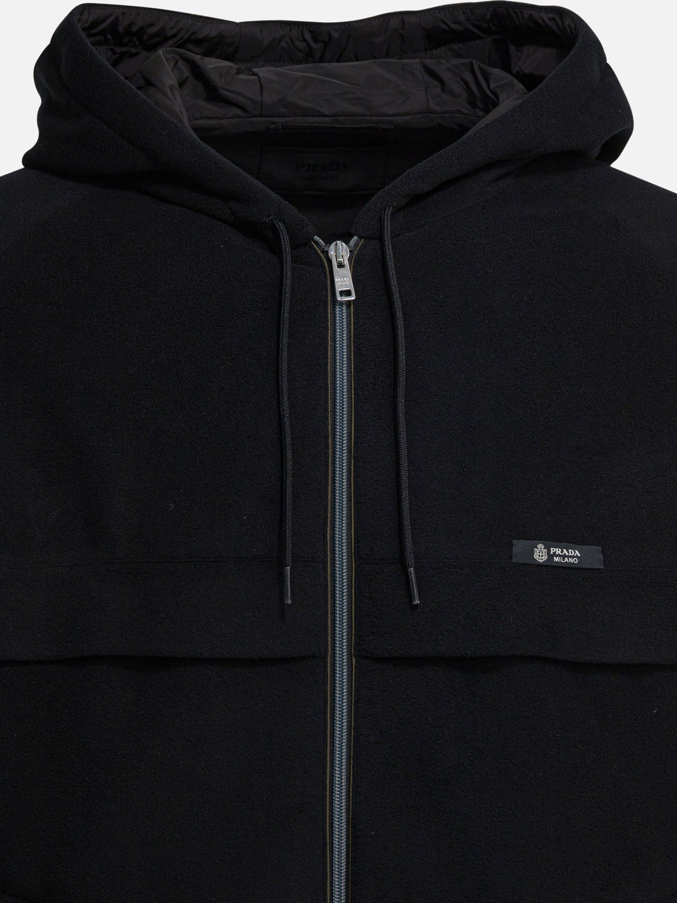 Quilted & Utility Jackets Solid colour  Black - Prada Men | PDP | VIETTI Online Store | Zoom-Modal_3
